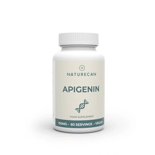 Opakowanie apigeniny Naturecan 100 mg w kapsułkach – suplement diety