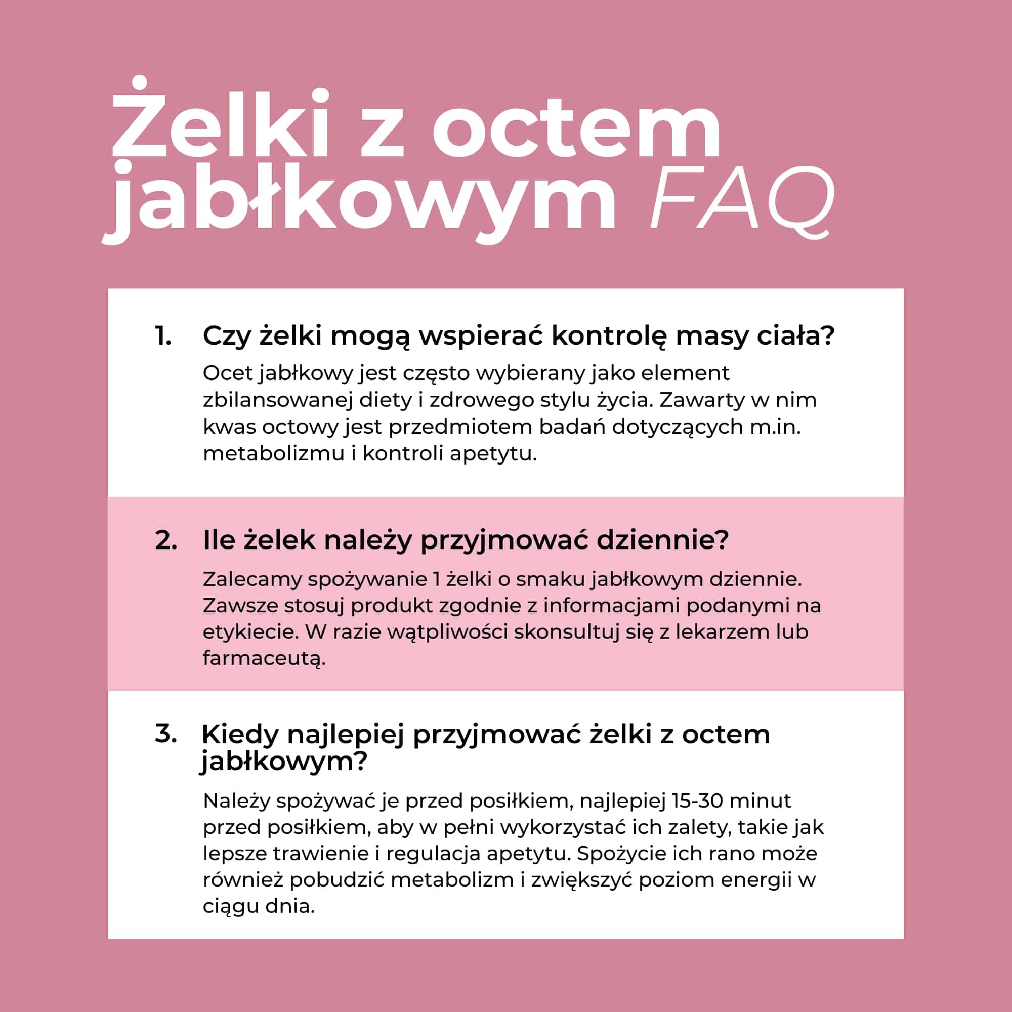 Żelki z Octem Jabłkowym